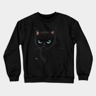 Angry cat Crewneck Sweatshirt